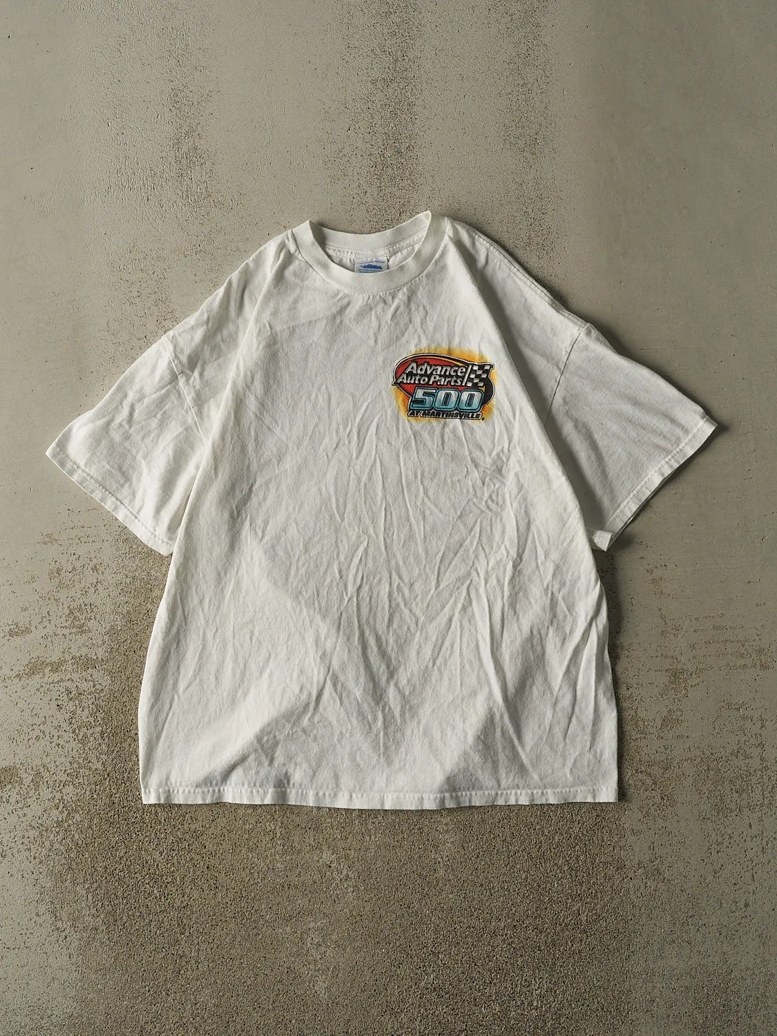 Vintage 05' White Nascar Racing Tee (XL) sold by Rebalance Vintage