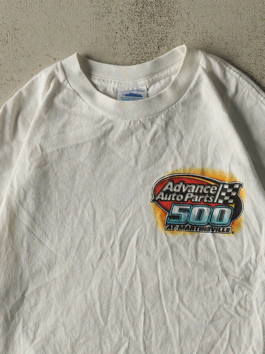 Vintage 05' White Nascar Racing Tee (XL) sold by Rebalance Vintage product image thumbnail 3