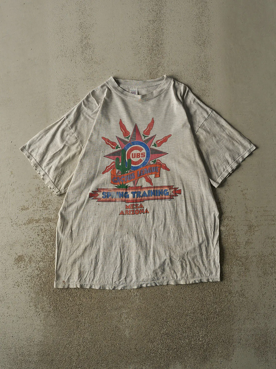Vintage 97' Heather Grey Chicago Cubs Spring Training Tee (XL) sold by Rebalance Vintage