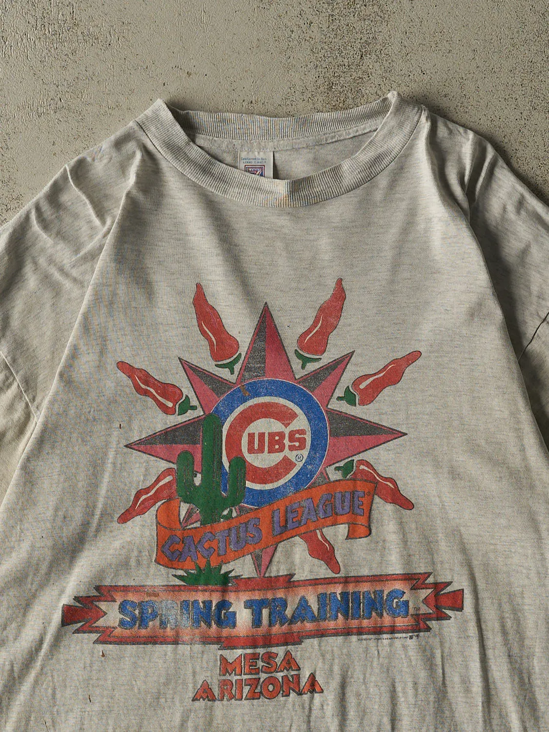 Vintage 97' Heather Grey Chicago Cubs Spring Training Tee (XL) sold by Rebalance Vintage product image thumbnail 2