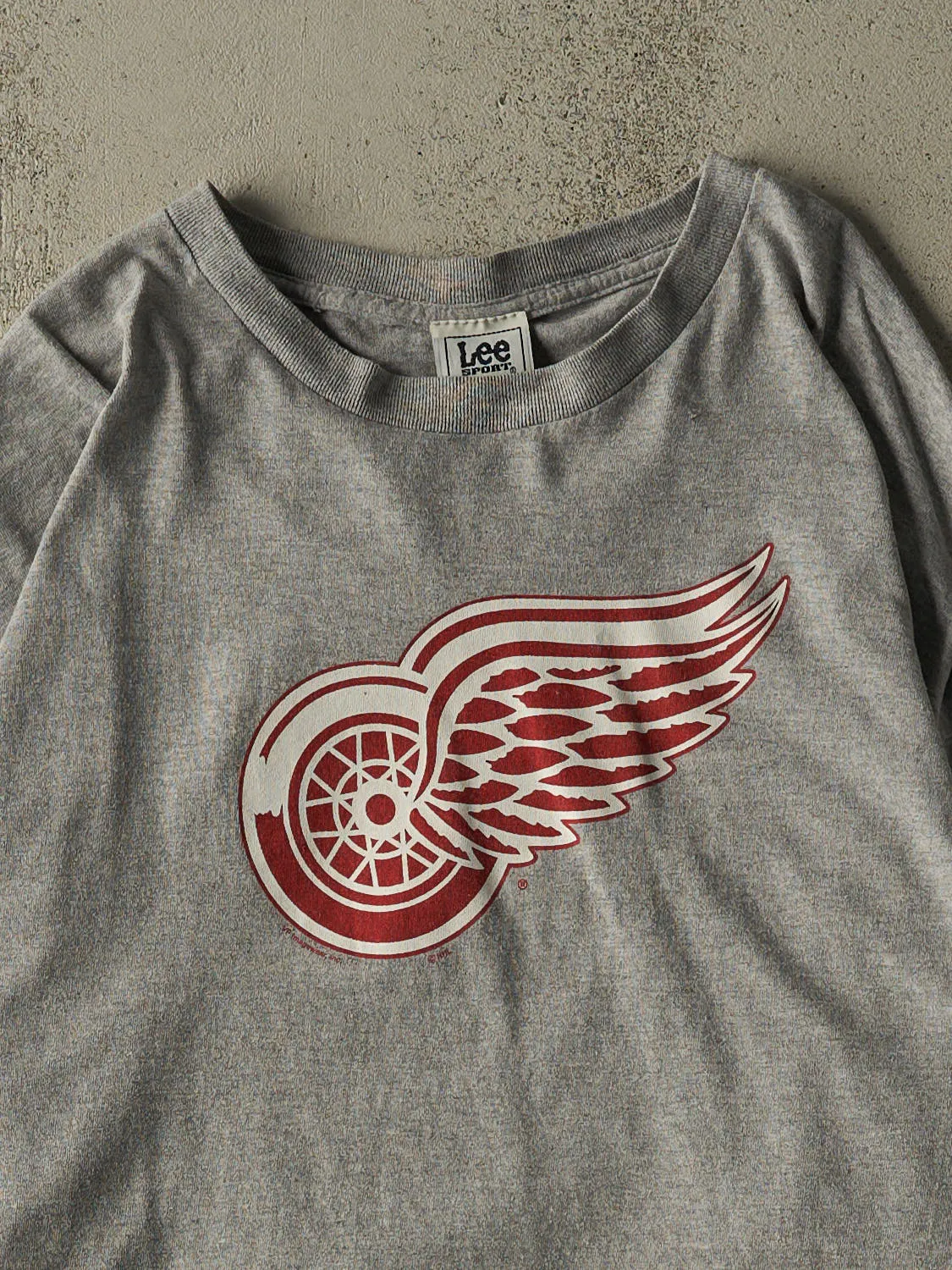 Vintage Y2K Grey Detroit Red Wings Long Sleeve (XL) sold by Rebalance Vintage product image thumbnail 2