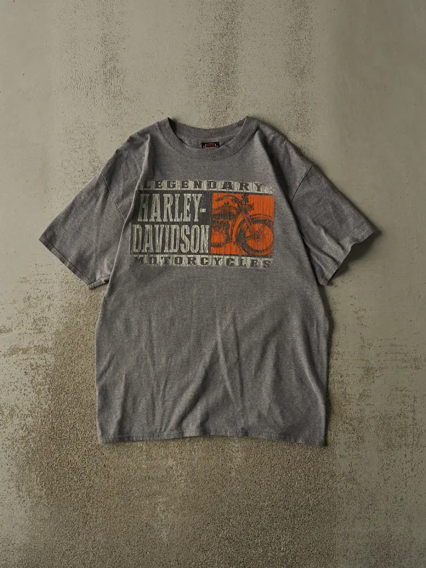 19' Grey Harley Davidson Gatineau Quebec Tee (L) made by Rebalance Vintage