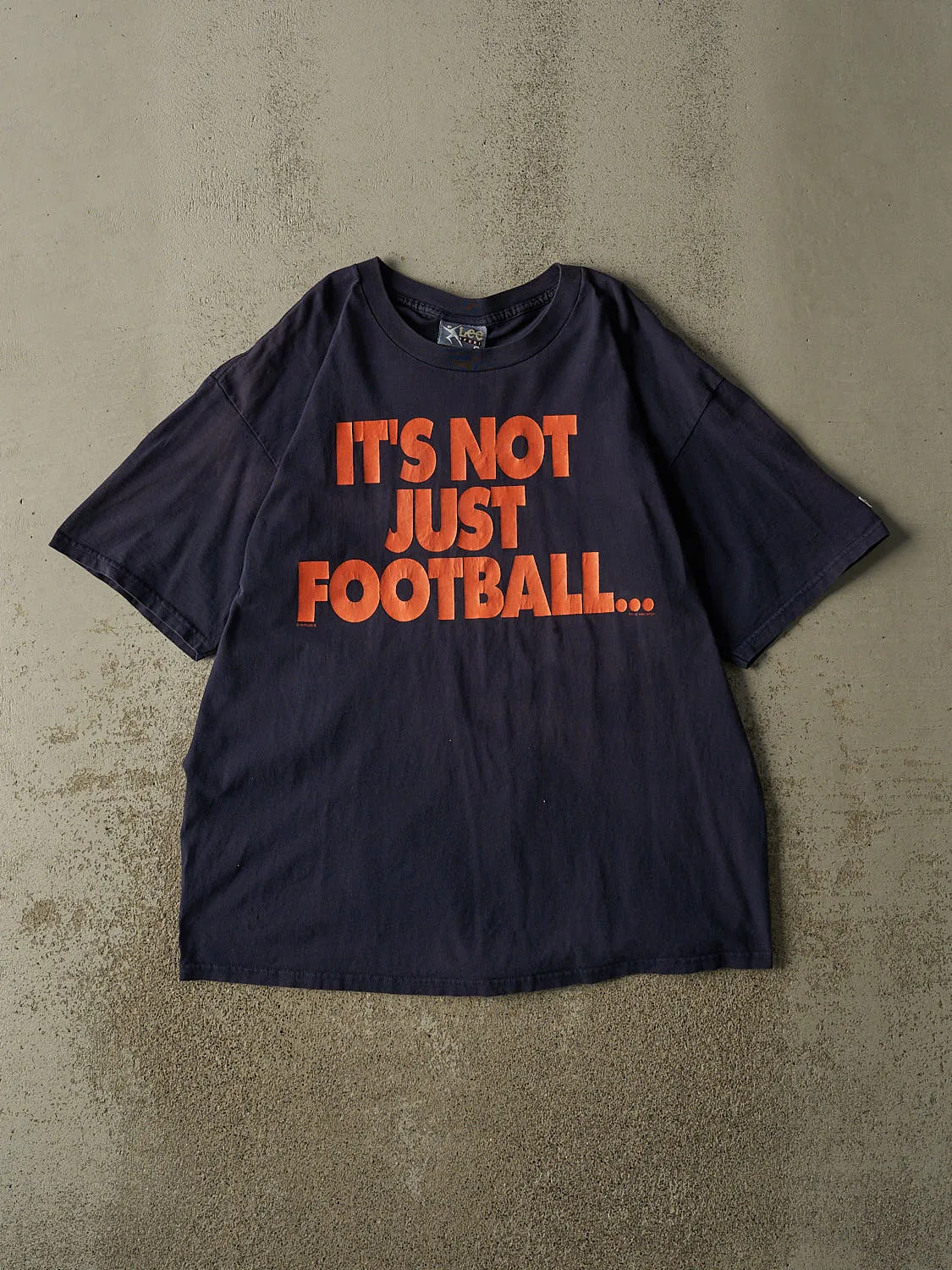 Vintage 95' Navy Blue Chicago Bears "It's Not Just Football" Tee (XL) sold by Rebalance Vintage