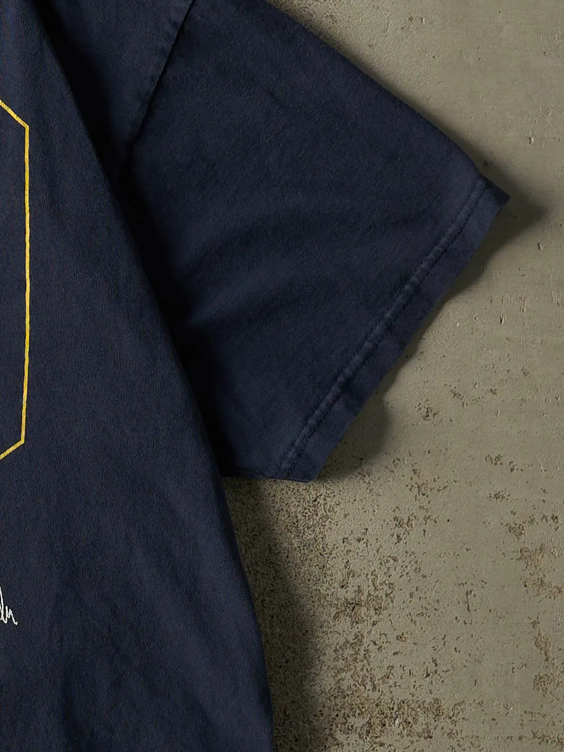 Vintage Y2K Navy Blue University of Michigan "Bo Schembechler" Tee (L/XL) sold by Rebalance Vintage product image thumbnail 4