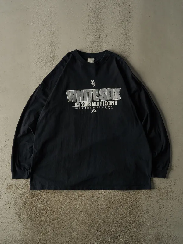 Vintage 08' Black Chicago White Sox Long Sleeve (XXL/XXXL) made by Rebalance Vintage