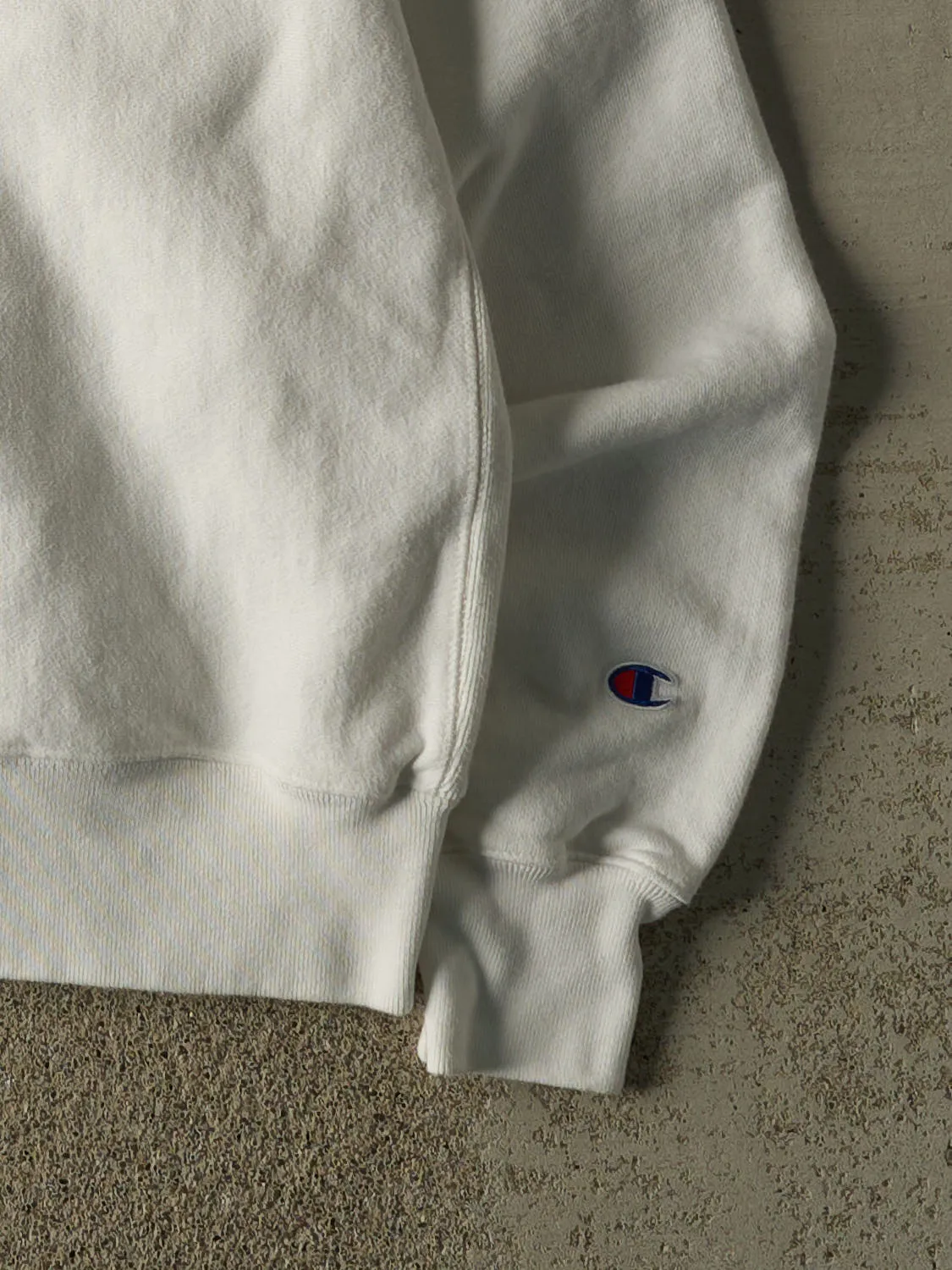 Vintage Y2K White Champion Reverse Weave FSC Falcons Crewneck (L/XL) sold by Rebalance Vintage product image thumbnail 4