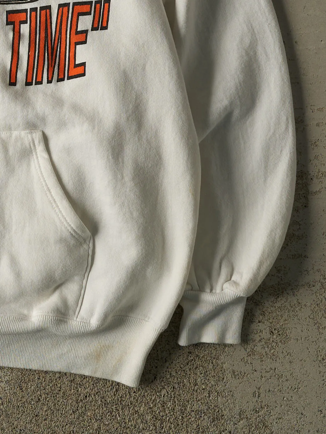 Vintage 92' White Sistersville "One Last Time" Hoodie (XL/XXL) sold by Rebalance Vintage product image thumbnail 4