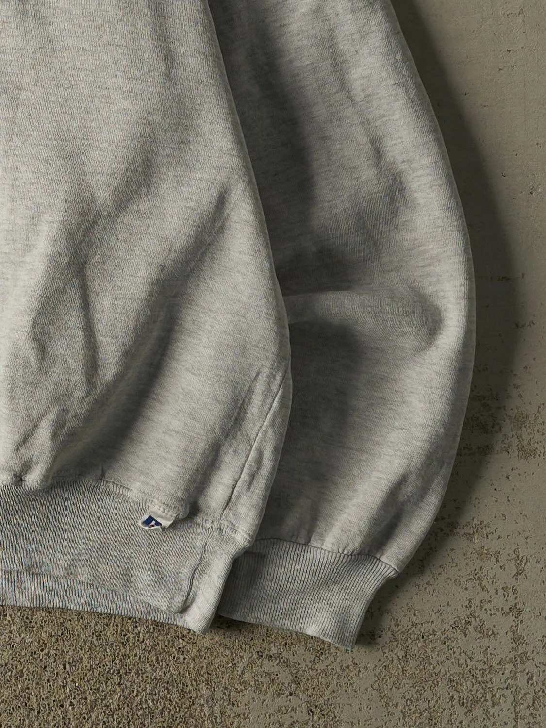 Vintage 90s Heather Grey Russell Athletic Bellefonte Football Crewneck (XXL) sold by Rebalance Vintage product image thumbnail 4