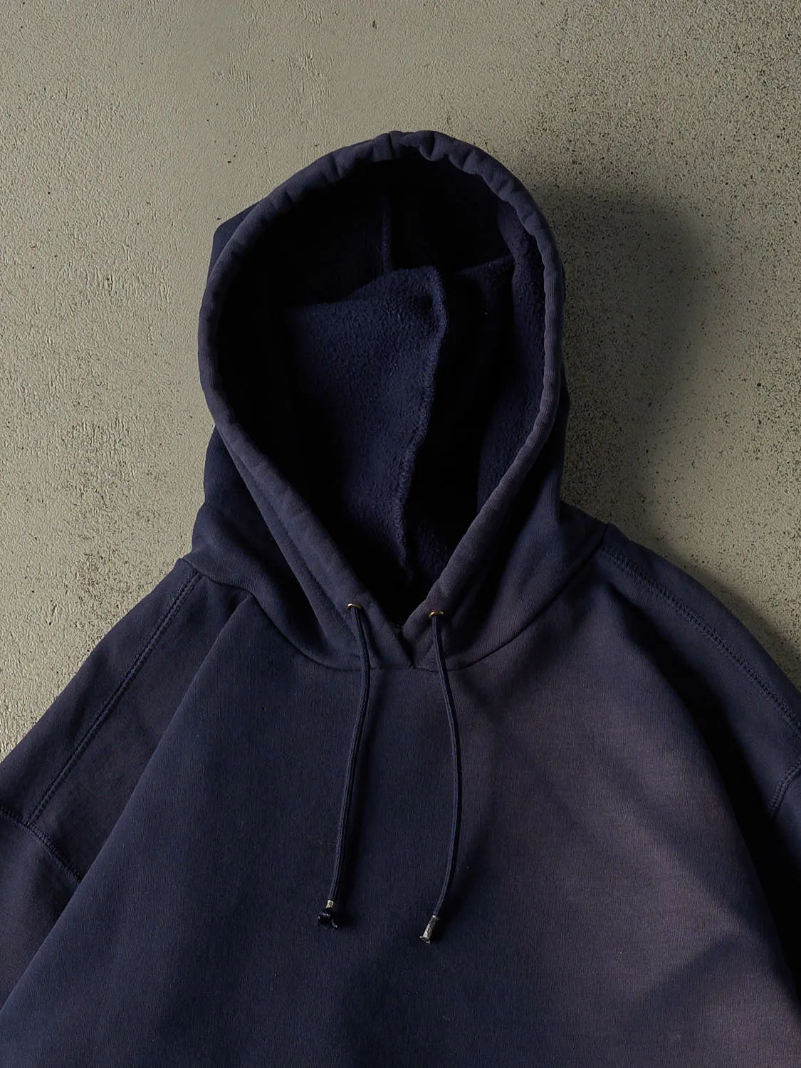 Vintage 90s Sun Faded Navy Carhartt Embroidered Hoodie (XXXL) sold by Rebalance Vintage product image thumbnail 2