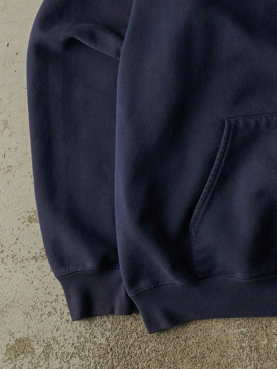 Vintage 90s Sun Faded Navy Carhartt Embroidered Hoodie (XXXL) sold by Rebalance Vintage product image thumbnail 4