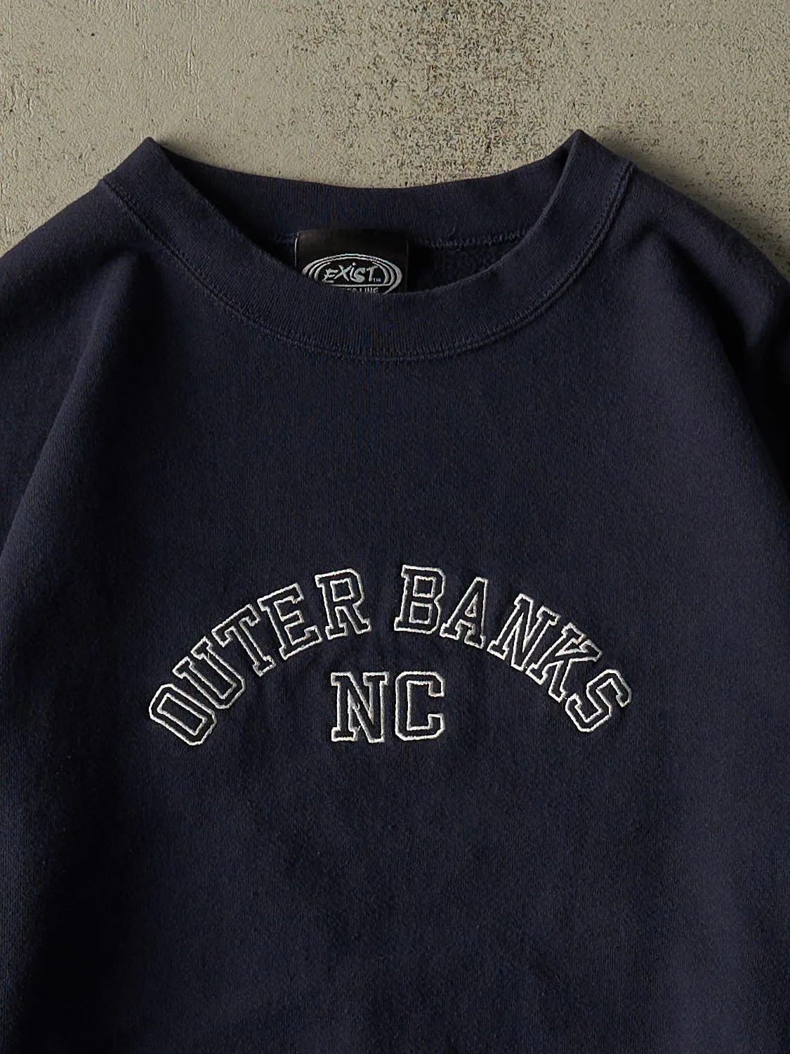 Vintage 90s Navy Blue North Carolina Outer Banks Crewneck (XL/XXL) sold by Rebalance Vintage product image thumbnail 2