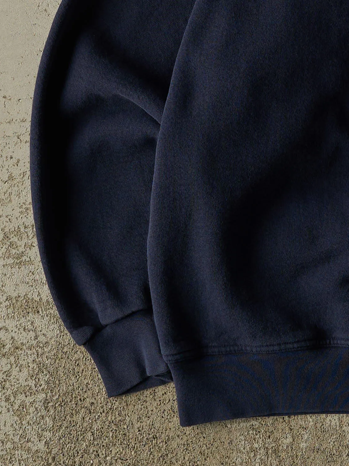 Vintage 90s Navy Blue University of Michigan Wolverines Crewneck (L) sold by Rebalance Vintage product image thumbnail 3