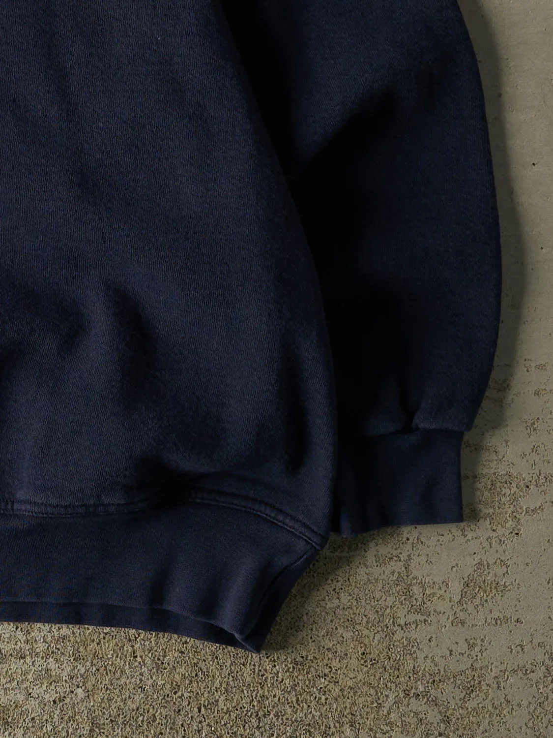 Vintage 90s Navy Blue University of Michigan Wolverines Crewneck (L) sold by Rebalance Vintage product image thumbnail 4