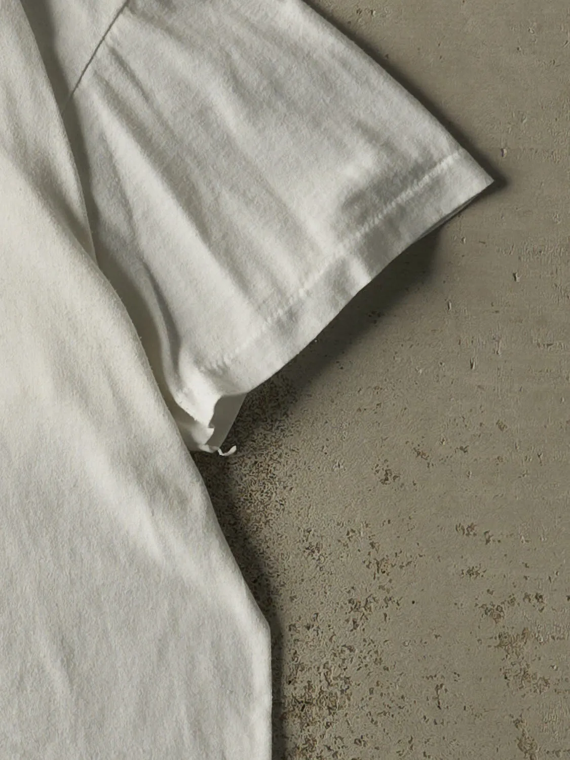 Vintage 90s White Motorcycle Single Stitch Tee (M) sold by Rebalance Vintage product image thumbnail 4