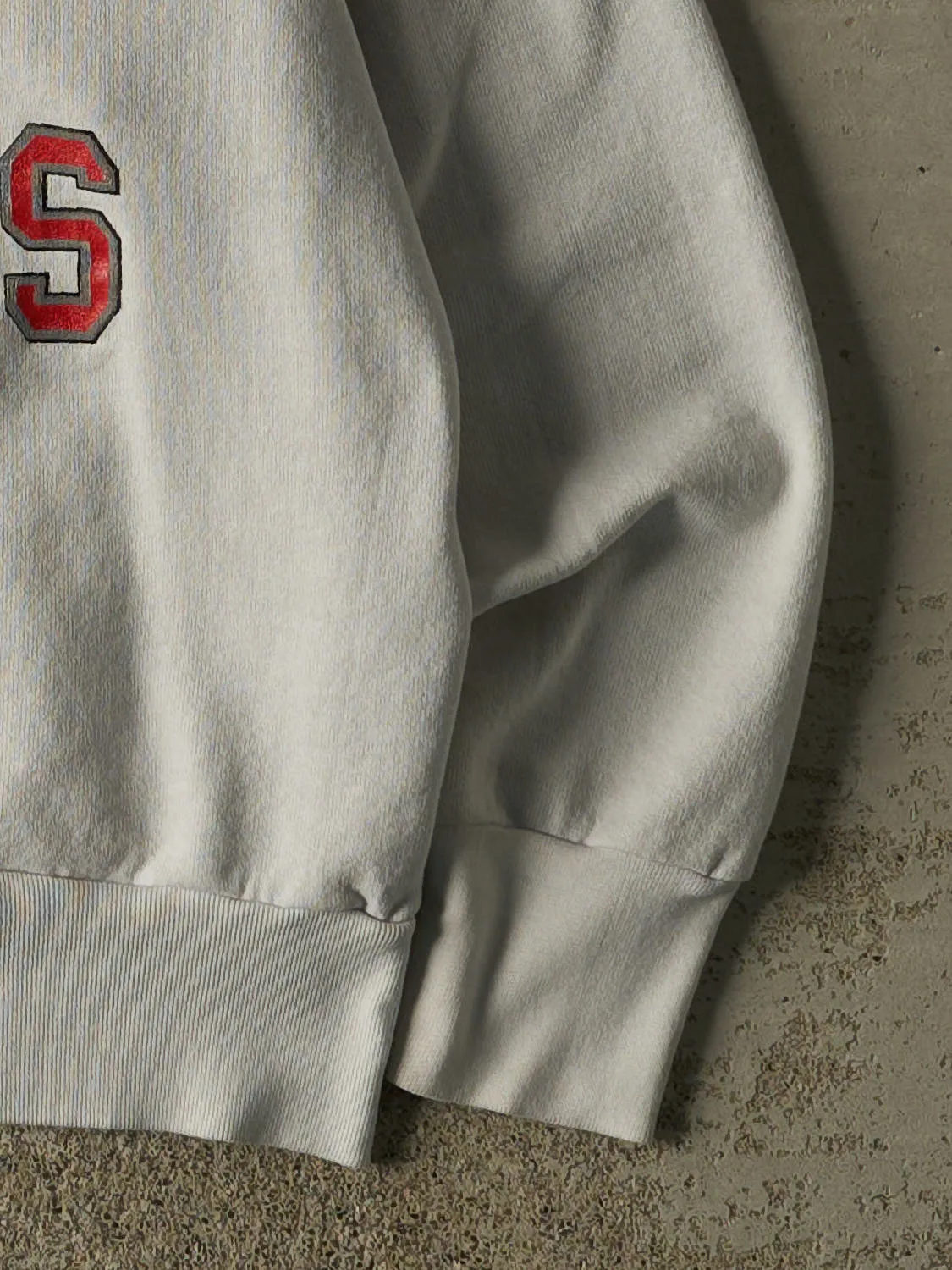 Vintage 90s Beige Ohio State University Crewneck (S) sold by Rebalance Vintage product image thumbnail 4