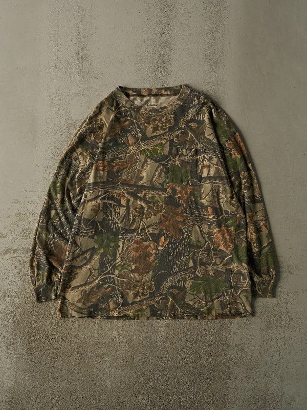 Vintage Y2K Camo Cabela's Pocket Long Sleeve (XL) made by Rebalance Vintage