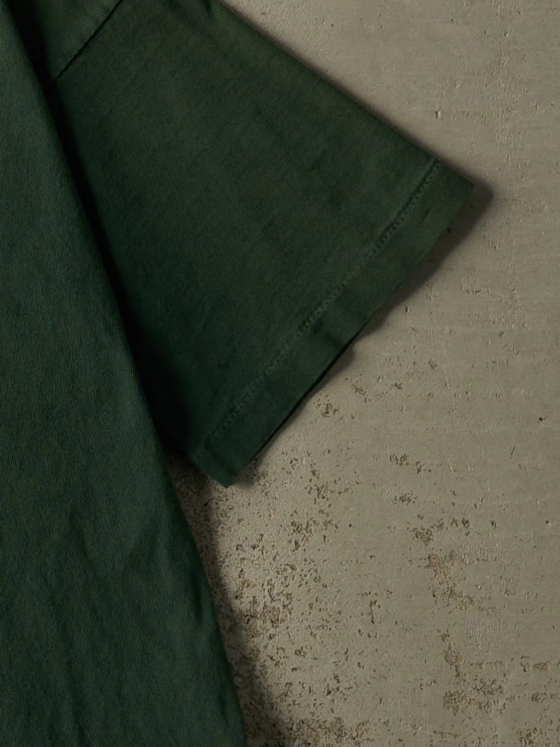 Vintage 90s Green Blank Single Stitch Tee (L) sold by Rebalance Vintage product image thumbnail 4
