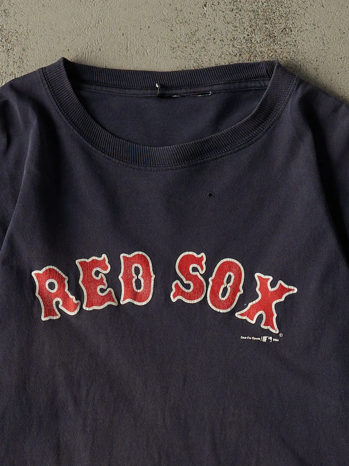 Vintage 04' Navy Boston Red Sox Tee (L) sold by Rebalance Vintage product image thumbnail 2