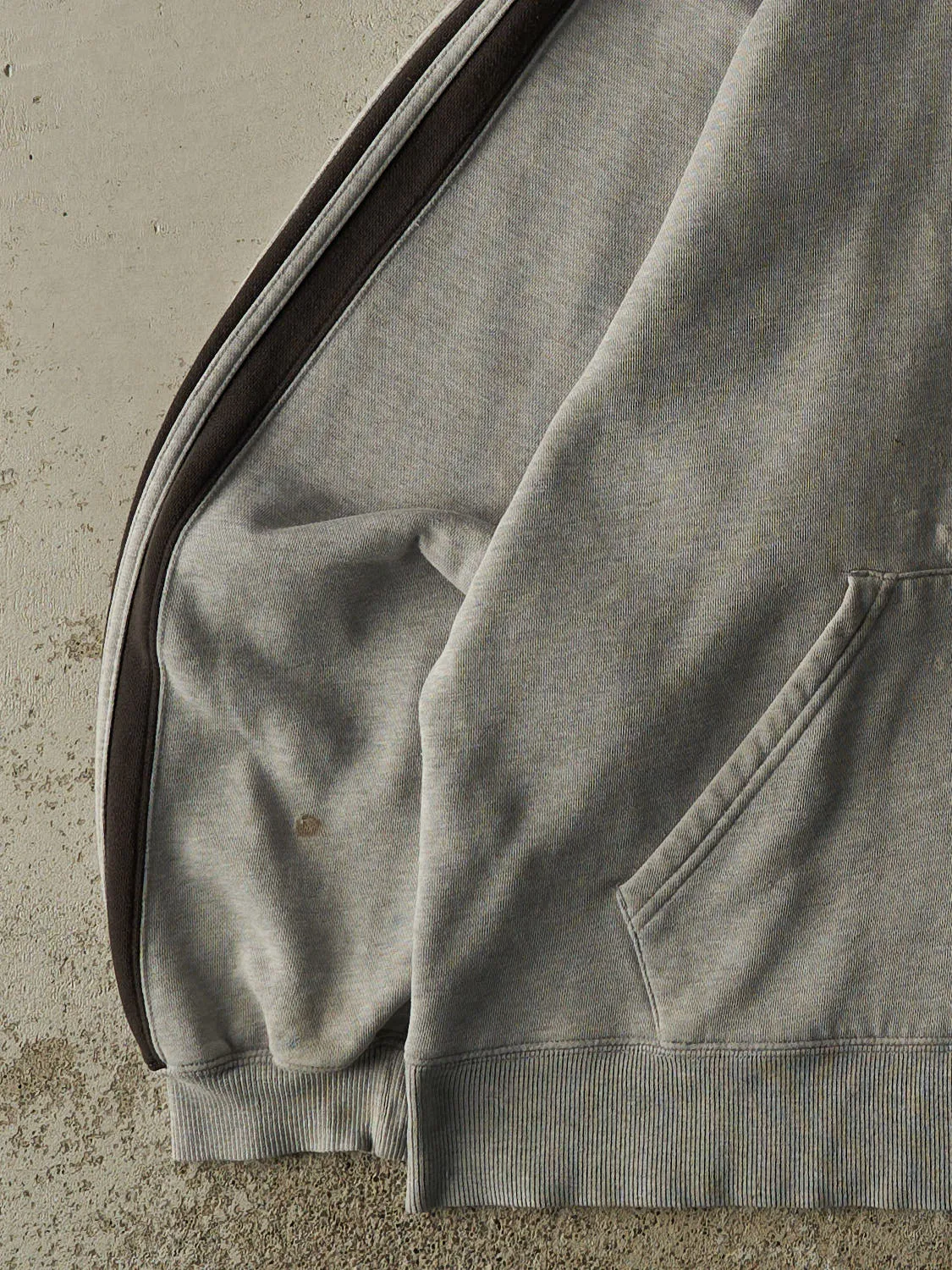 Vintage 90s Grey Adidas Embroidered Hoodie (XL) sold by Rebalance Vintage product image thumbnail 3