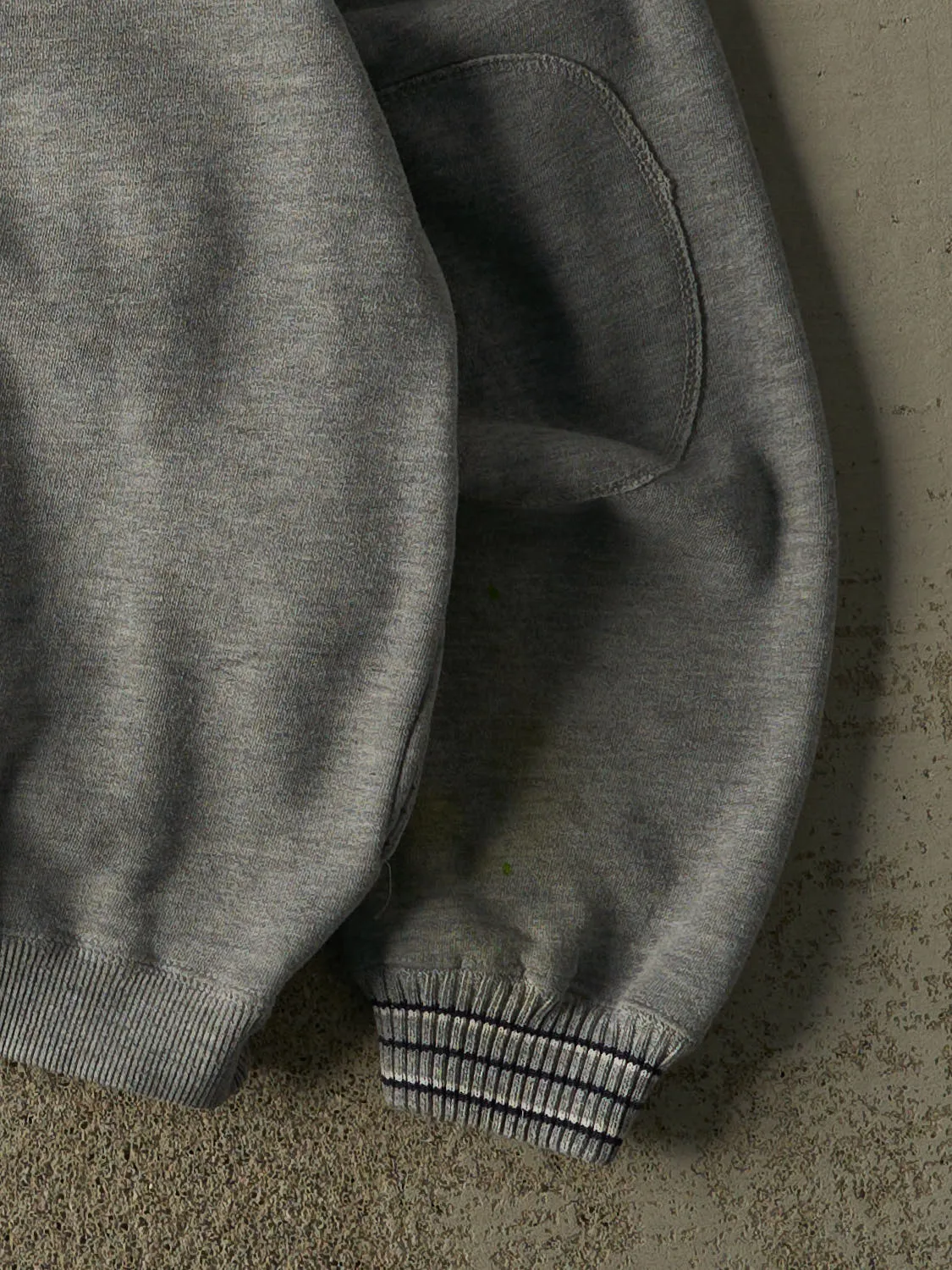 Vintage 90s Grey Northern Michigan University Quarter Button Sweater (M/L) sold by Rebalance Vintage product image thumbnail 4