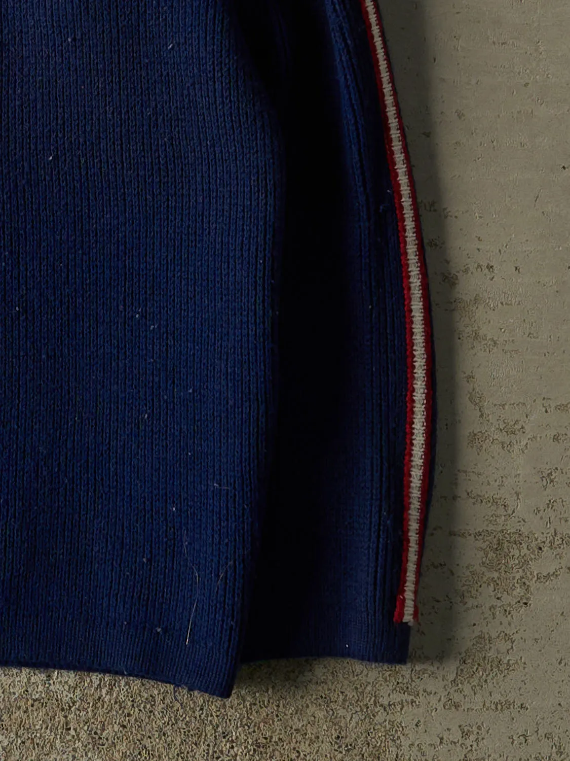 Vintage 80s Royal Blue Striped Knit (XS) sold by Rebalance Vintage product image thumbnail 4
