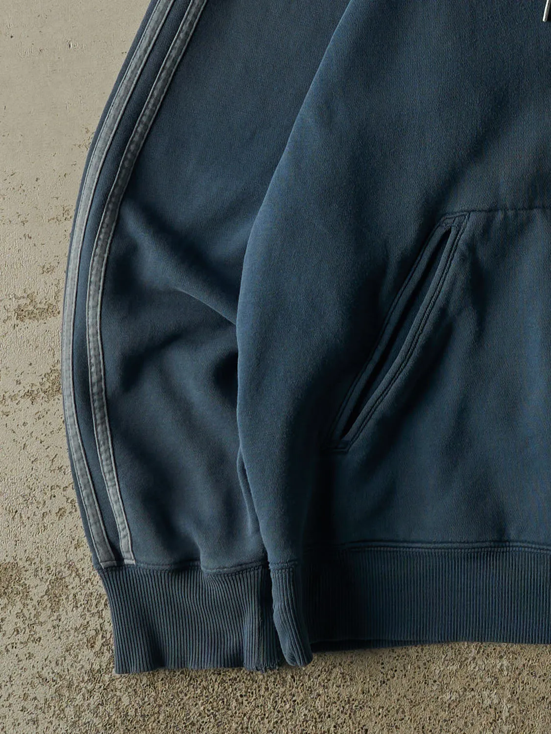 Vintage Y2K Blue Adidas Embridered Hoodie (XL/XXL) sold by Rebalance Vintage product image thumbnail 3