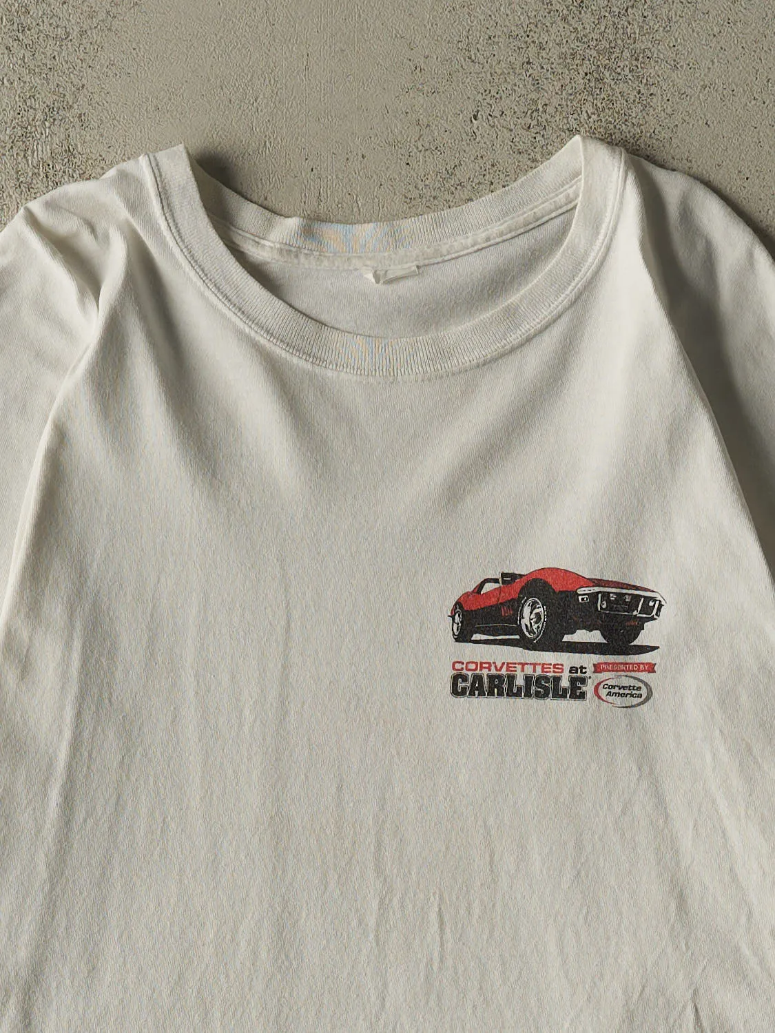 Vintage Y2K White Chevrolet Corvette America Tee (XL) sold by Rebalance Vintage product image thumbnail 3