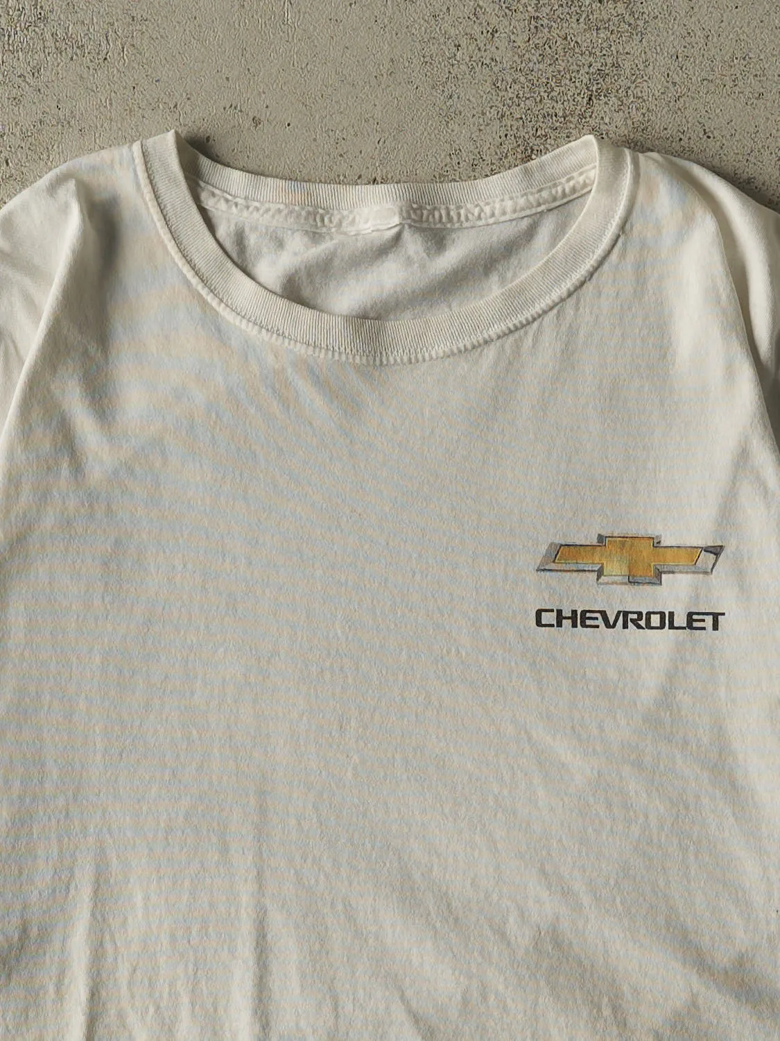 Vintage Y2K White Chevrolet Chevy Nation Tee (L/XL) sold by Rebalance Vintage product image thumbnail 3