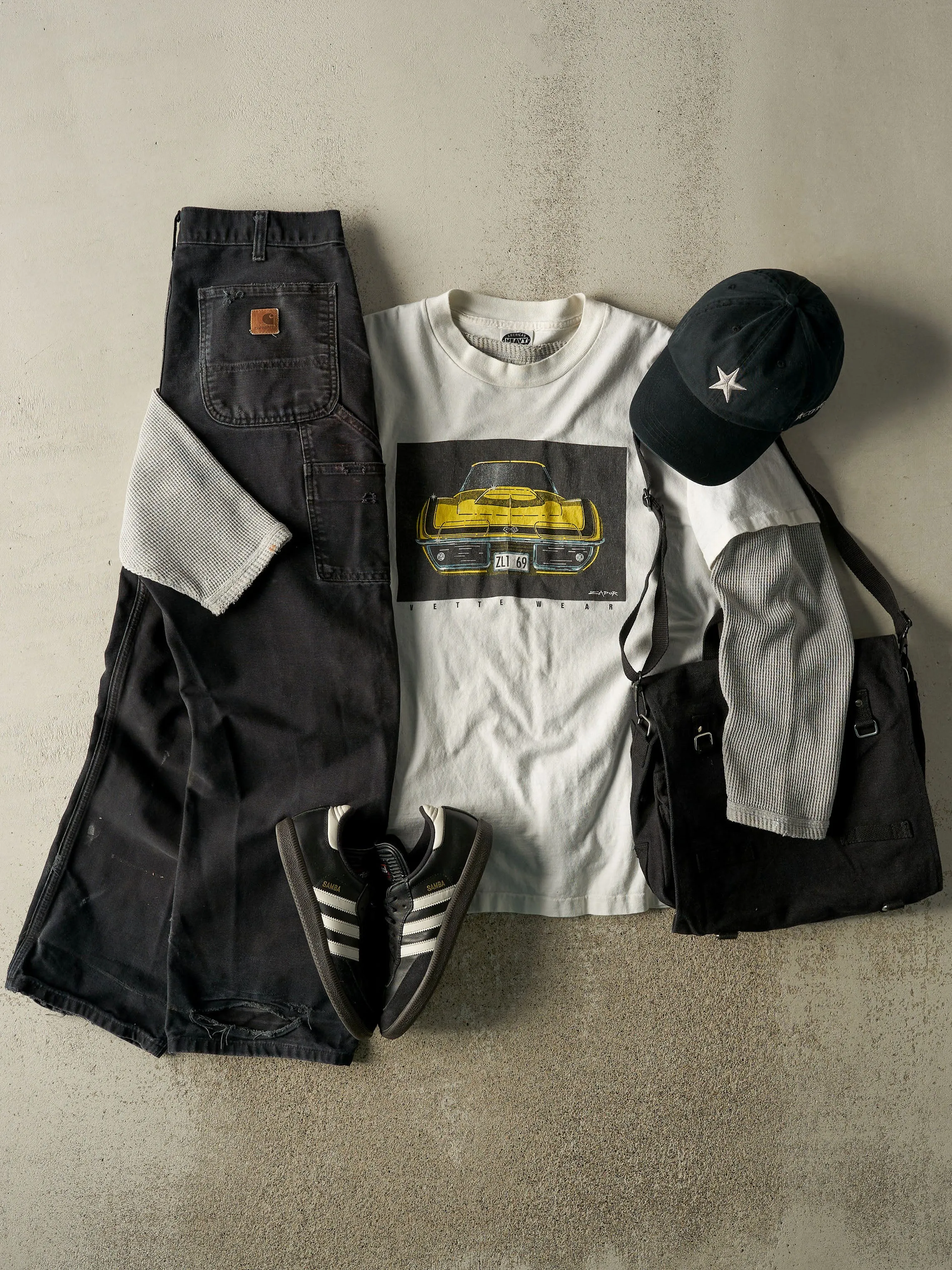 Vintage 90s White Chevrolet Corvette Single Stitch Tee (L) sold by Rebalance Vintage product image thumbnail 2
