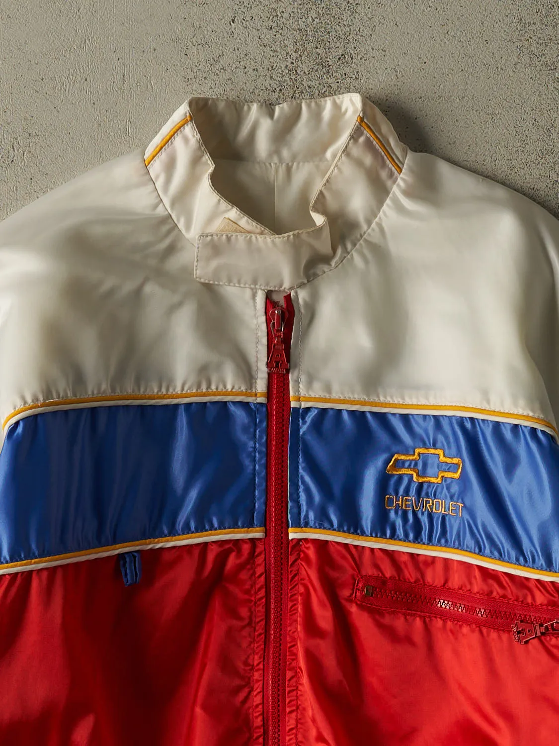 Vintage 80s Red Chevrolet Racing Jacket (M/L) sold by Rebalance Vintage product image thumbnail 3