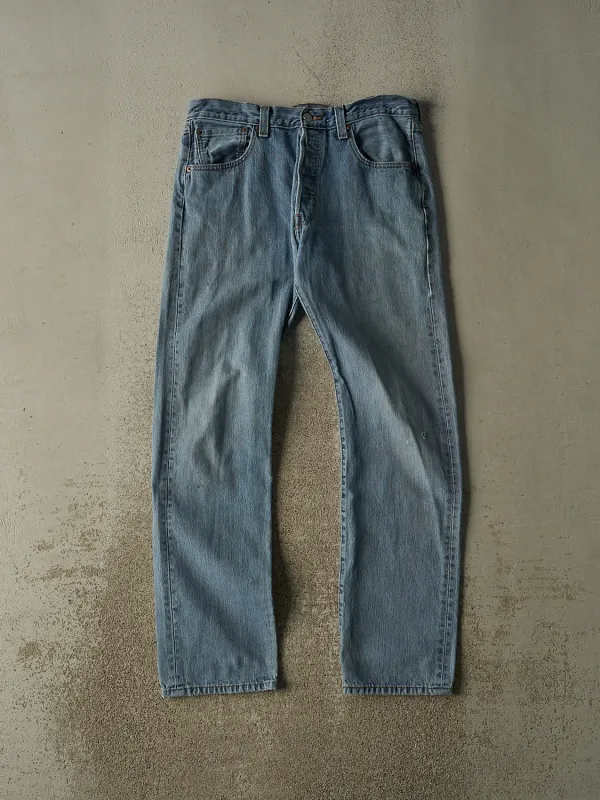 Vintage Y2K Mid Wash Levi's 501 Jeans (32x32) made by Rebalance Vintage
