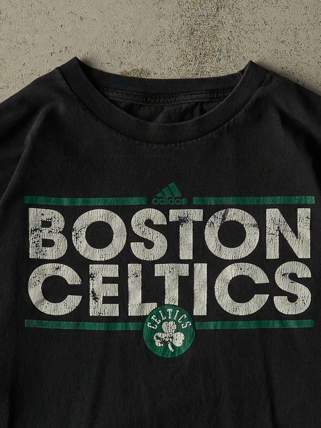 Vintage Y2K Black Boston Celtics Long Sleeve (L/XL) sold by Rebalance Vintage product image thumbnail 2
