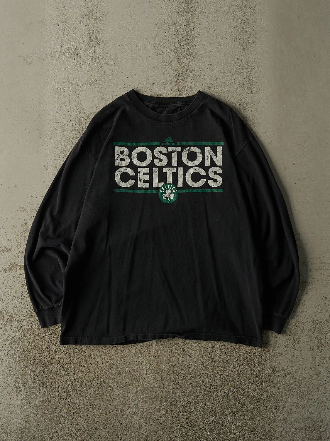 Vintage Y2K Black Boston Celtics Long Sleeve (L/XL) sold by Rebalance Vintage