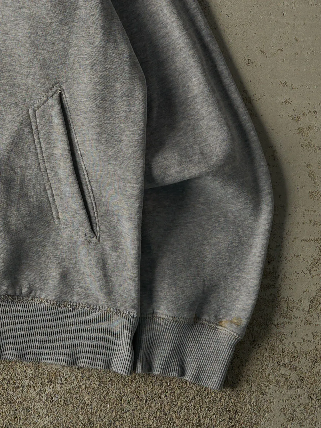 Vintage Y2K Grey Nike Swoosh Zip Up Sweater (S/M) sold by Rebalance Vintage product image thumbnail 4