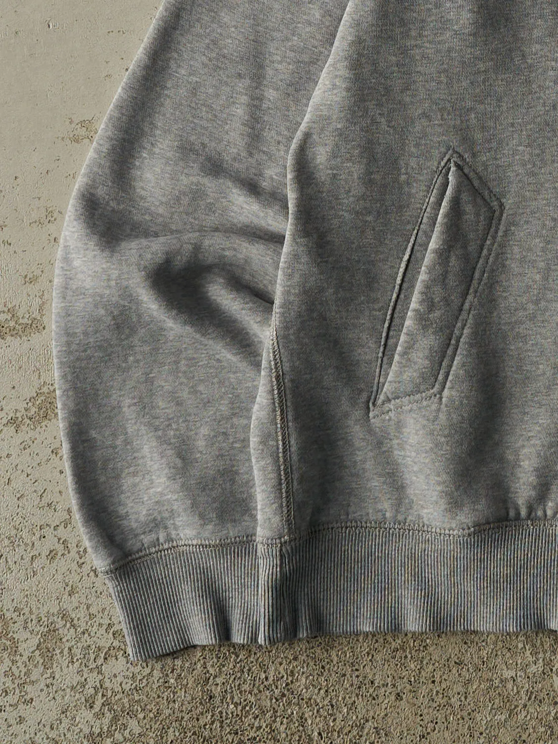 Vintage Y2K Grey Nike Swoosh Zip Up Sweater (S/M) sold by Rebalance Vintage product image thumbnail 3