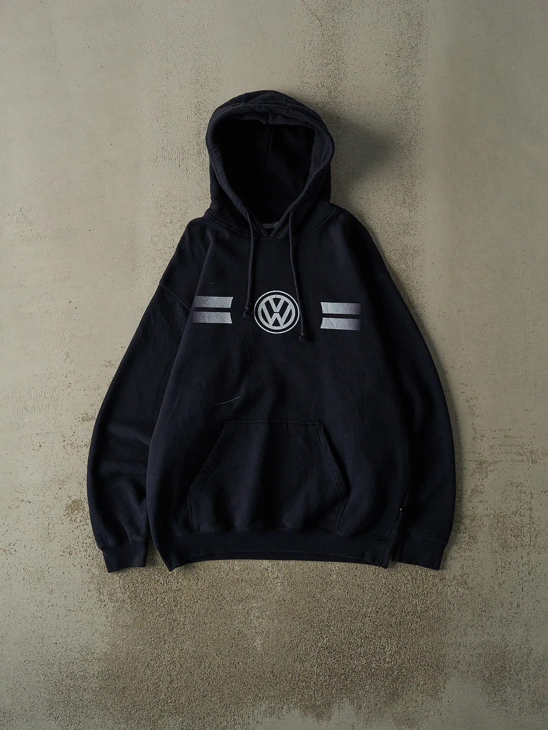 Vintage Y2K Navy Blue Volkswagen Hoodie (XL) sold by Rebalance Vintage