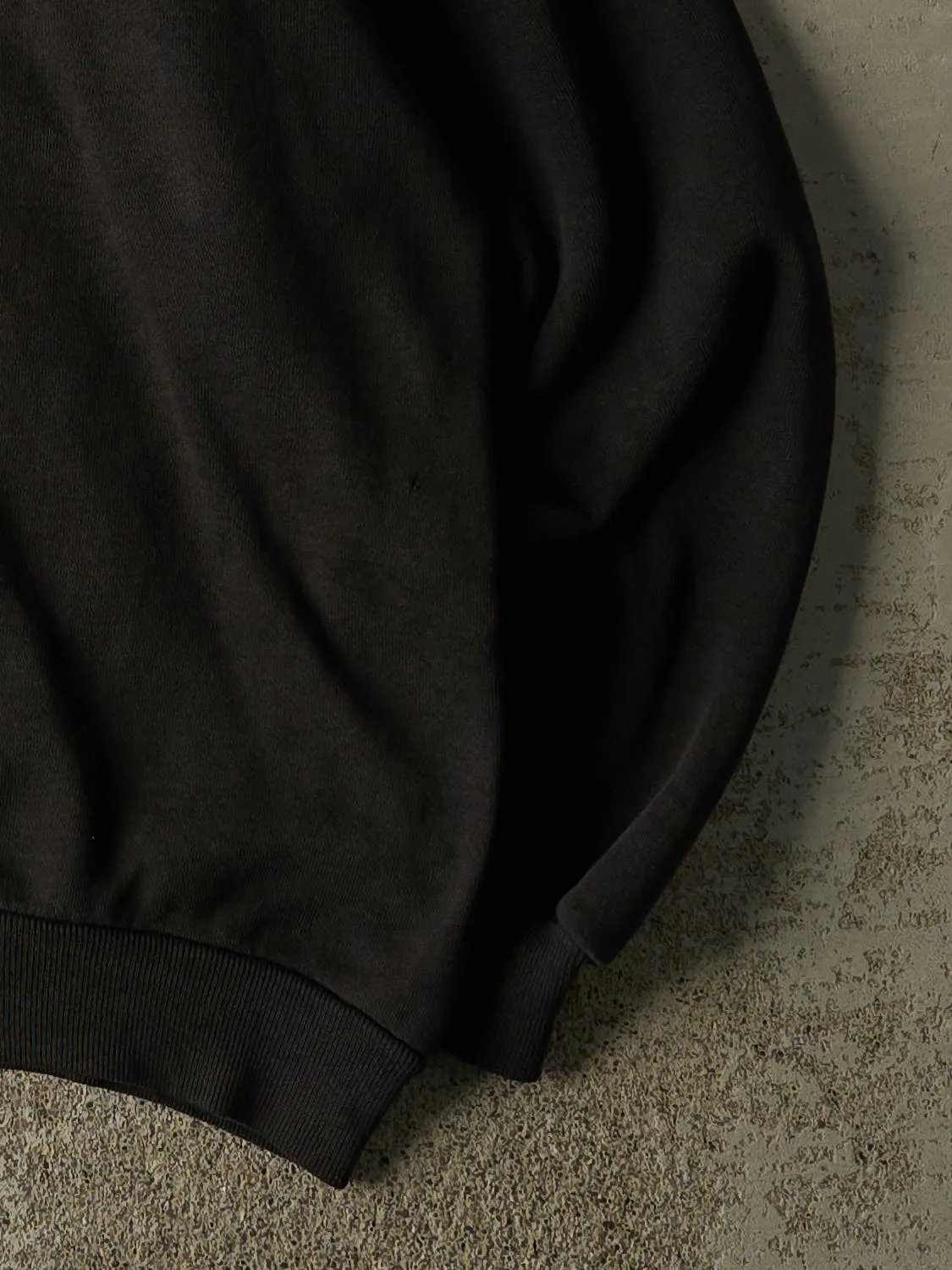 Vintage 90s Faded Black Blank Crewneck (L) sold by Rebalance Vintage product image thumbnail 4