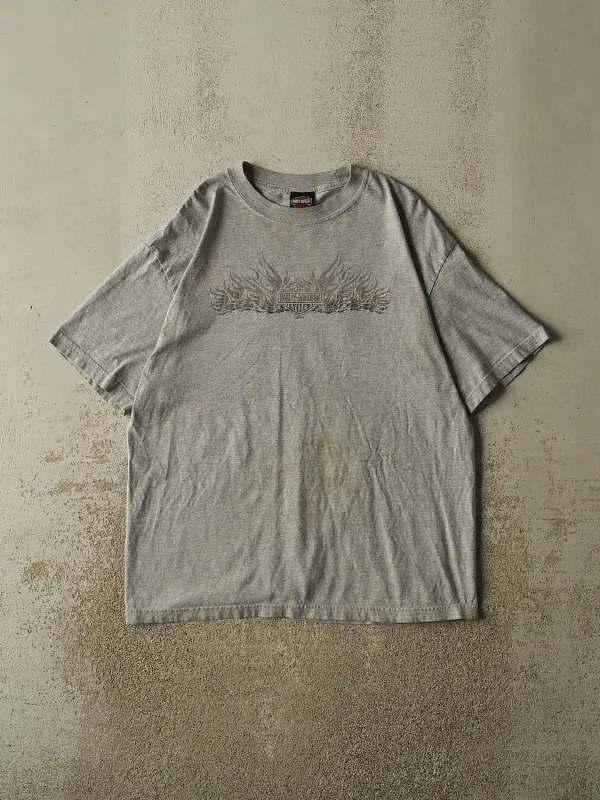 Vintage 04' Grey Harley Davidson Faribault MN Tee (L/XL) made by Rebalance Vintage