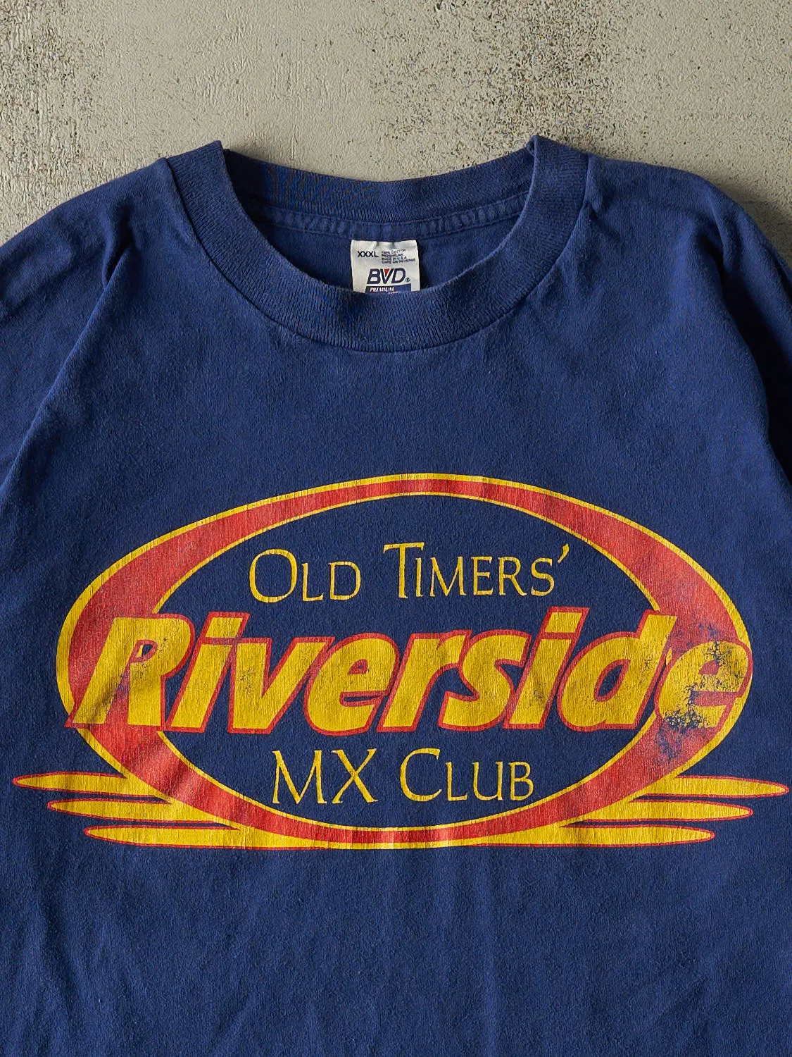 Vintage 90s Blue Riverside Motocross Long Sleeve (XXL) sold by Rebalance Vintage product image thumbnail 2