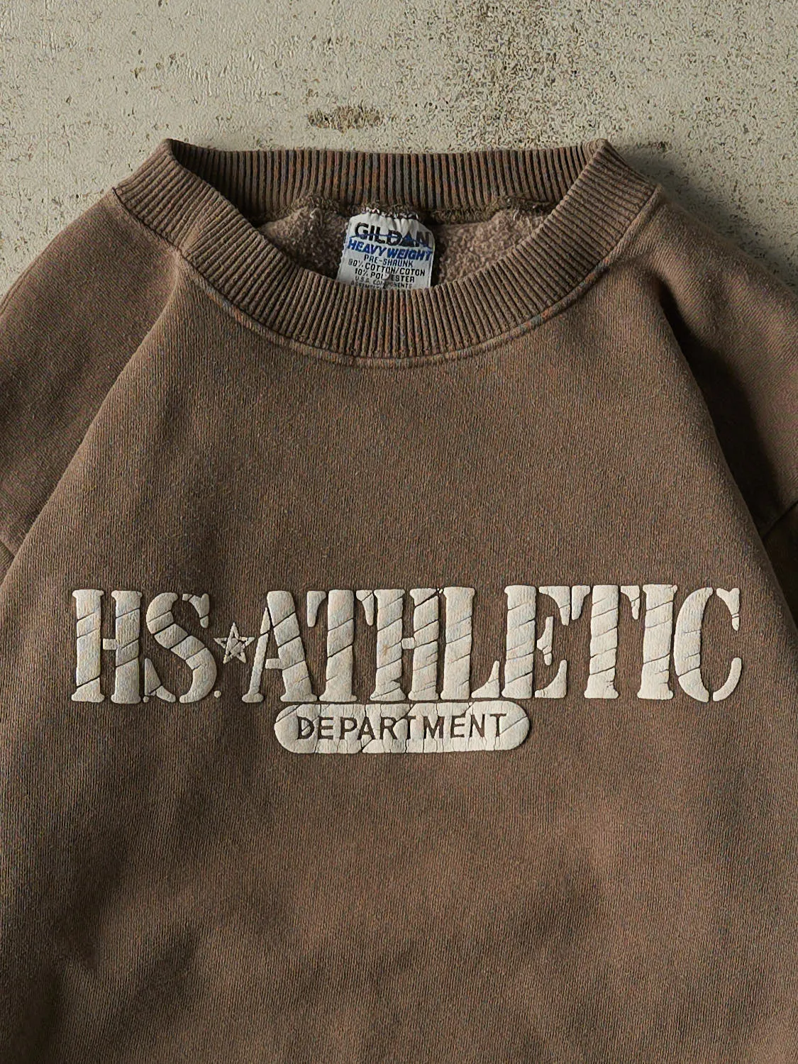 Vintage 90s Washed Green HS Athletic Dept Crewneck (S) sold by Rebalance Vintage product image thumbnail 2