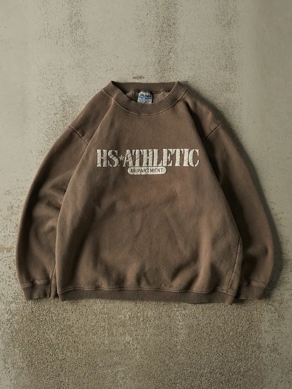 Vintage 90s Washed Green HS Athletic Dept Crewneck (S) made by Rebalance Vintage