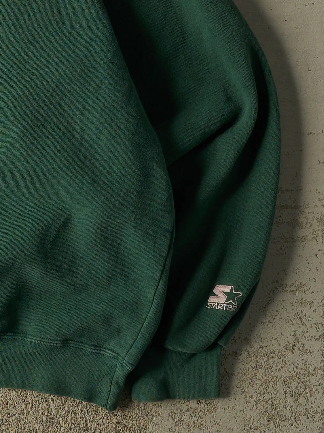 Vintage 90s Sun Faded Green Starter Embroidered Crewneck (XL/XXL) sold by Rebalance Vintage product image thumbnail 3