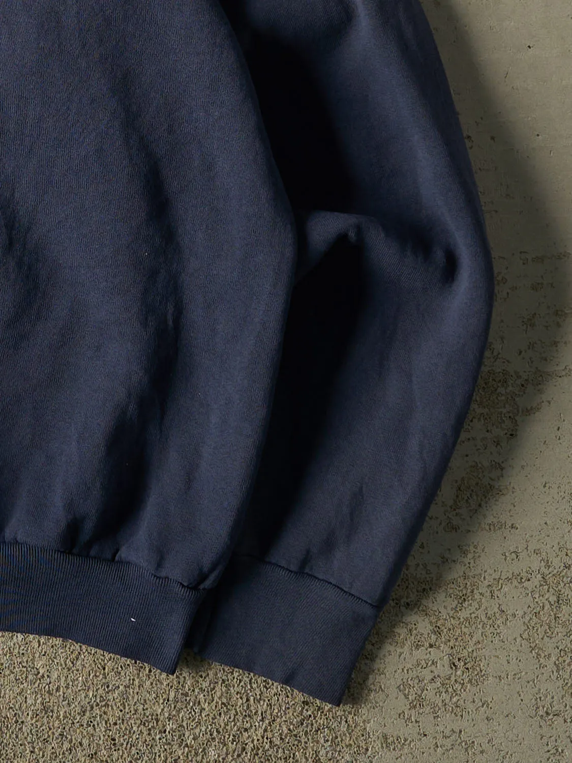 Vintage 80s Navy Blue Blank Crewneck (S/M) sold by Rebalance Vintage product image thumbnail 4