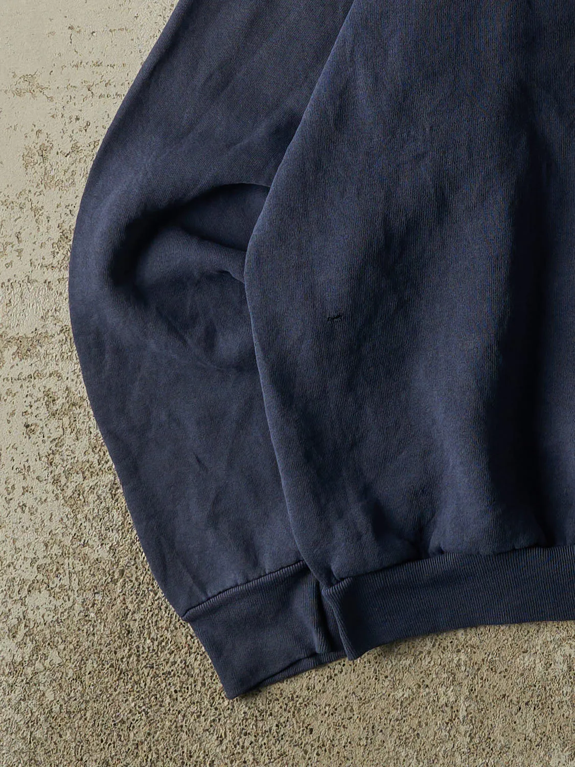 Vintage 80s Navy Blue Blank Crewneck (S/M) sold by Rebalance Vintage product image thumbnail 3