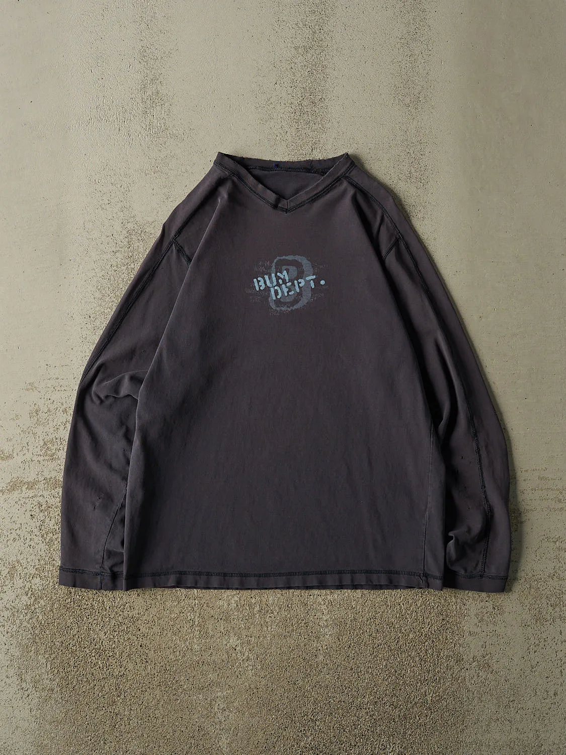 Vintage 90s Navy Blue Bum Equipment Long Sleeve (L) sold by Rebalance Vintage