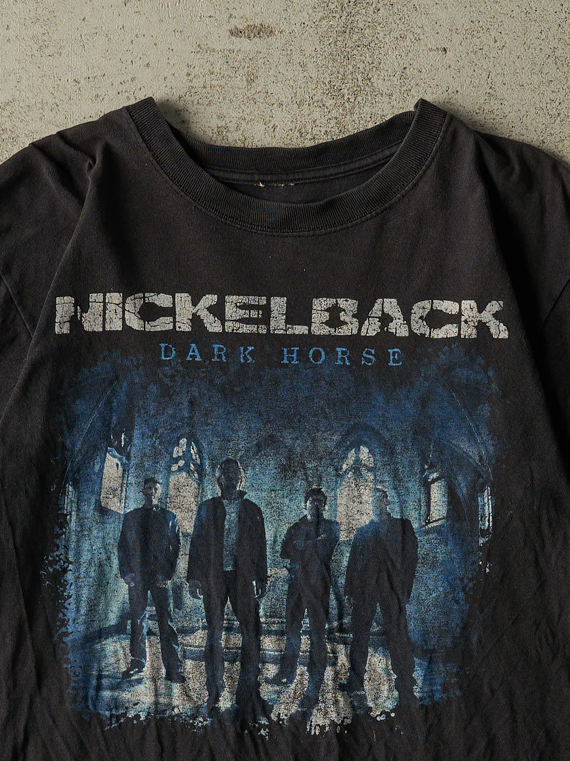 Vintage 09' Faded Black Nickelback Tour Tee (S/M) sold by Rebalance Vintage product image thumbnail 3