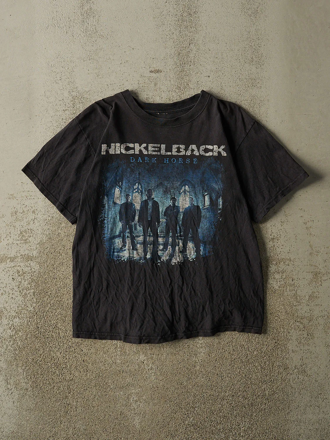 Vintage 09' Faded Black Nickelback Tour Tee (S/M) sold by Rebalance Vintage