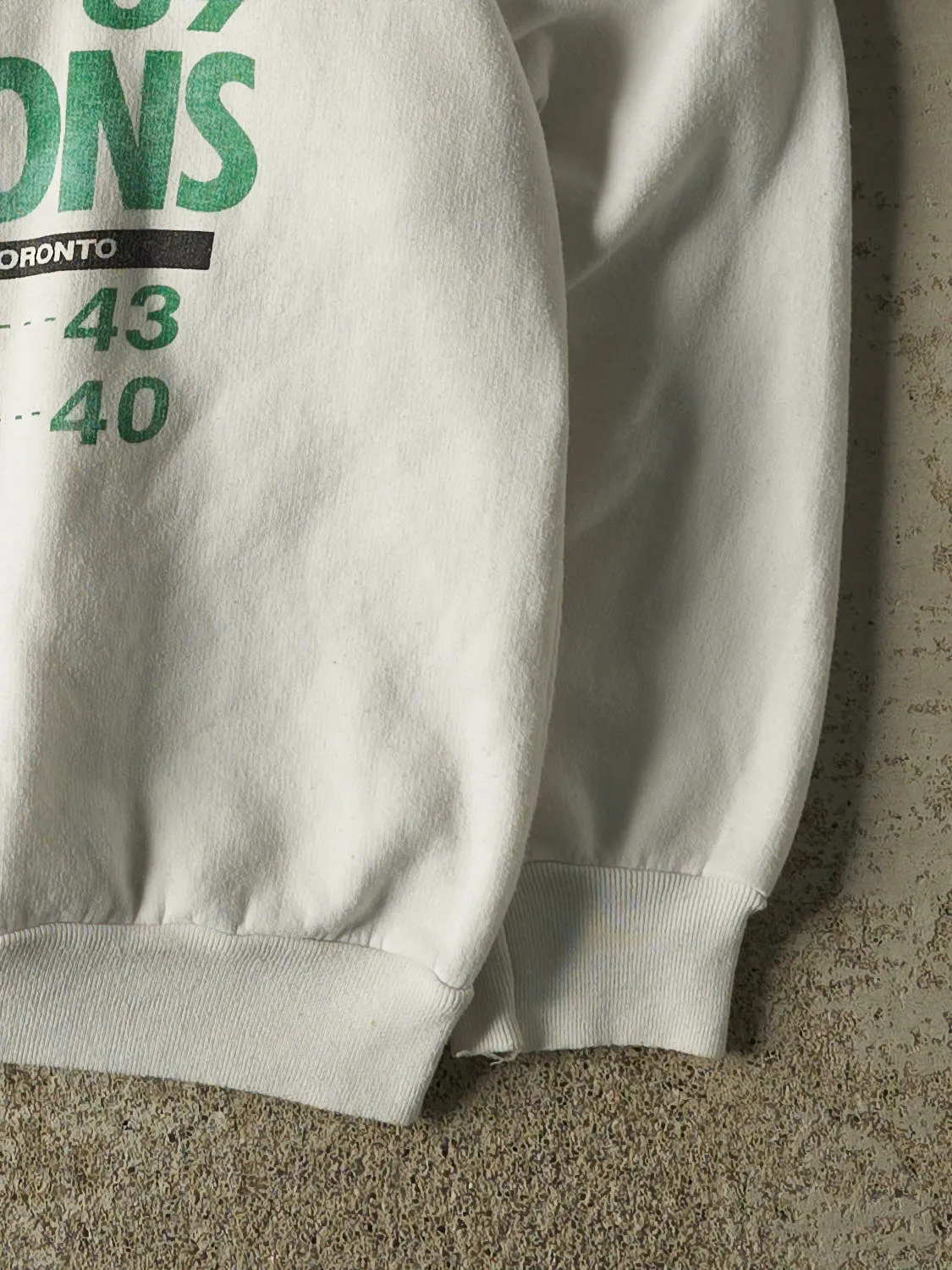 Vintage 89' White Saskatchewan Roughriders Grey Cup Champions Crewneck (S/M) sold by Rebalance Vintage product image thumbnail 4