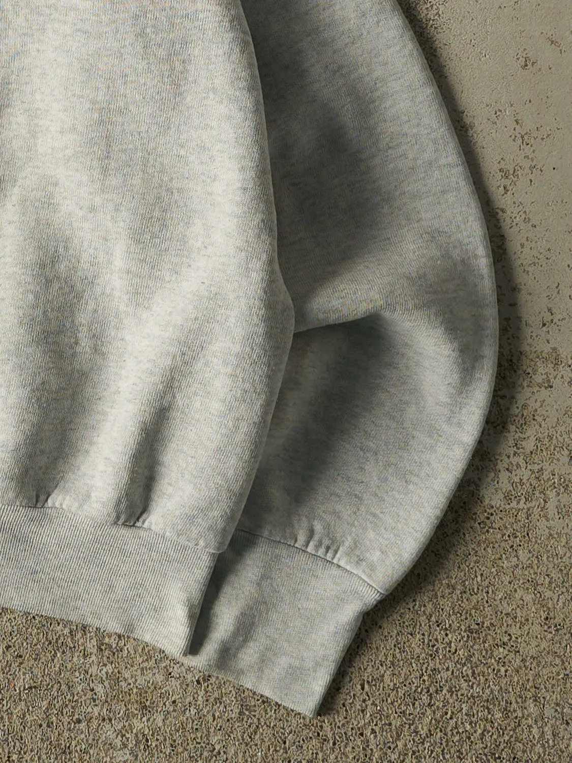 Vintage 80s Heather Grey Blank Crewneck (XS/S) sold by Rebalance Vintage product image thumbnail 4