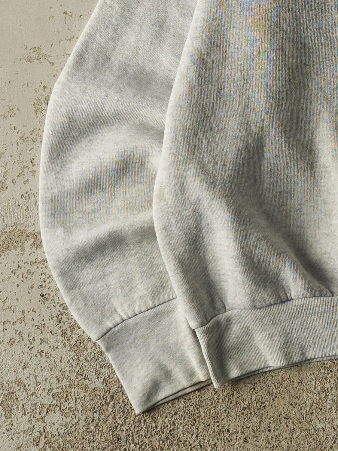 Vintage 80s Heather Grey Blank Crewneck (XS/S) sold by Rebalance Vintage product image thumbnail 3